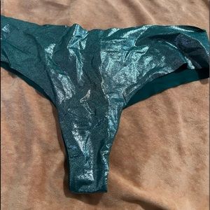 Victoria secret metallic thong